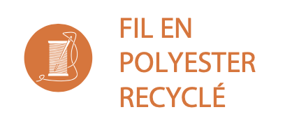 fil polyester recyclé